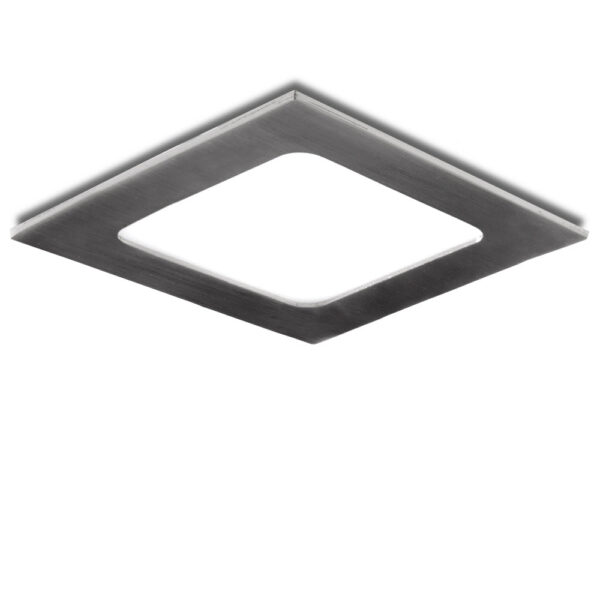 Placa LED 6W 600Lm 6000ºK Cuadrada Niquel Satinado 50.000H [GL-CL-S6N-CW]