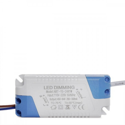 Driver ABT-15-24W Pot.24W V Out 45-84VDC 280-300 mA Clase II TRIAC [GR-DRDIM-25W]