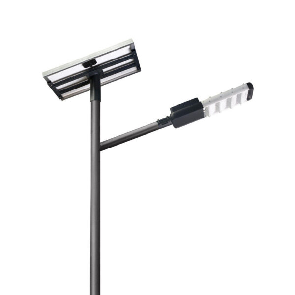 Luminaria LED Solar Híbrida 80W 180Lm/W (110W Monocristalino) Blanco Cálido 3000K