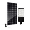 Luminaria LED Solar Híbrida 80W 180Lm/W (110W Monocristalino) Blanco Cálido 3000K