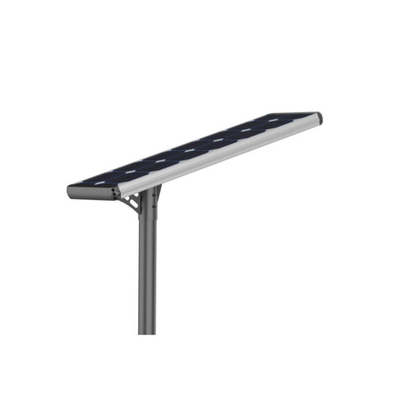 Luminaria LED Solar Híbrida 80W 100Lm/W (95W Monocristalino) Blanco Cálido 3000K