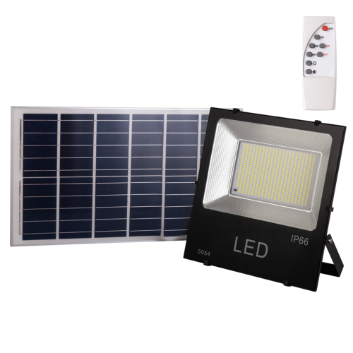 Foco Proyector LED 200W 20.000Lm 6000ºK Solar Sensor 200W + Control Remoto Panel 6V/30W 40.000H  [HO-626006-CW]