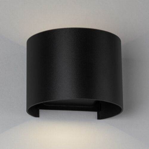 Aplique LED Exterior 2x5W 100Lm/W IP65 Negro 4000K [HO-APL07-IP65-B-W]
