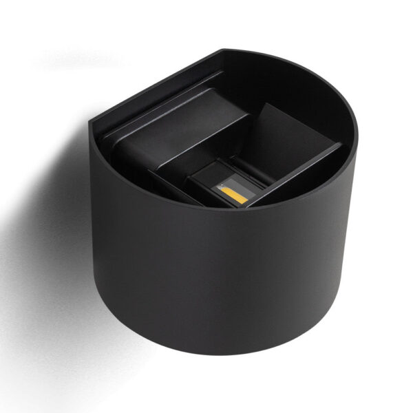 Aplique LED Exterior 2x5W 100Lm/W IP65 Negro 4000K [HO-APL07-IP65-B-W]