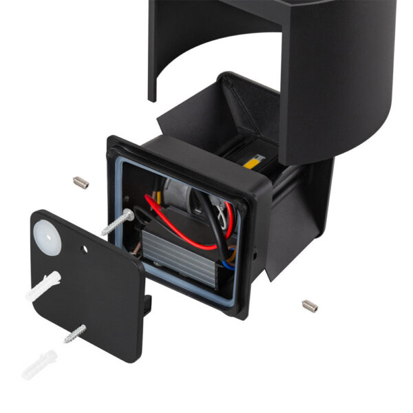 Aplique LED Exterior 2x5W 100Lm/W IP65 Negro 4000K [HO-APL07-IP65-B-W]