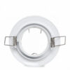 Aro Foco Downlight  Basculante Circular Aluminio Blanco 93Mm Estuche Personalizado