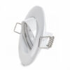 Aro Foco Downlight  Basculante Circular Aluminio Blanco 93Mm Estuche Personalizado