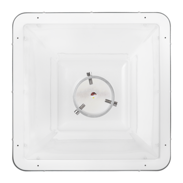 Farola LED Solar Rectangular para Jardines 45W con Detector Proximidad