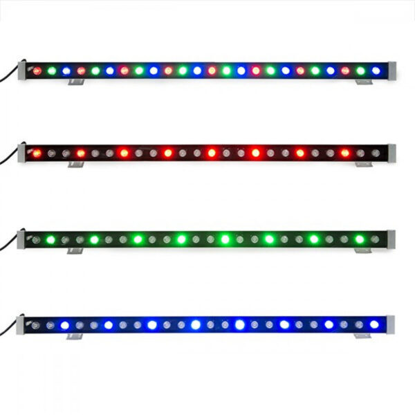 Bañador de Pared LED 24W IP65 RGB Mando 40.000H   [HO-BN-24W-RGB]
