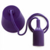 Portalámparas E27 Morado