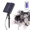 Cadena 25 Bombillas LED G40 2700ºK 9,5M Solar - Panel: 5,5V 1,2W Batería: 3,7V 1200MaH [HO-CAD-25-SOL-WW]