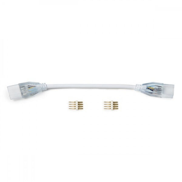 Cable Conector 2 Tiras LEDs 220VAC RGB