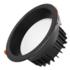 Foco Downlight Circular LED 20W 2.000Lm 6000ºK Anti-Deslumbrante UGR19 40.000H Negro
