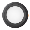 Foco Downlight Circular LED 20W 2.000Lm 6000ºK Anti-Deslumbrante UGR19 40.000H Negro