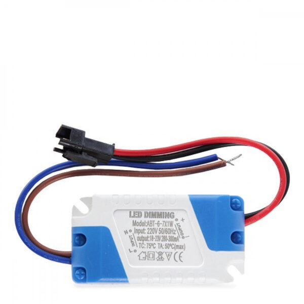 Driver Dimable Foco Downlight  LED 7W