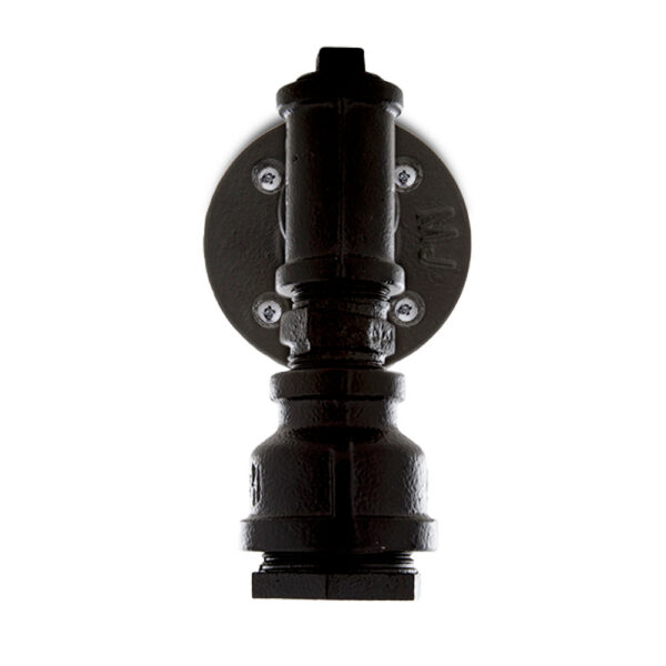 Aplique de Pared estilo industrial E27 Negro (Sin Lámpara) Nora [HO-E27WALLLIGHT-J-B]