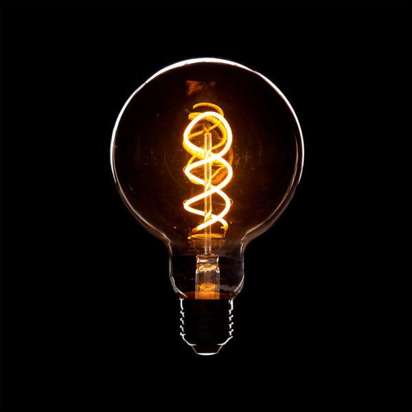 Bombilla LED E27 4W 380Lm 2000ºK Filamento G95 40.000H [WR-G95-4W-R-SG