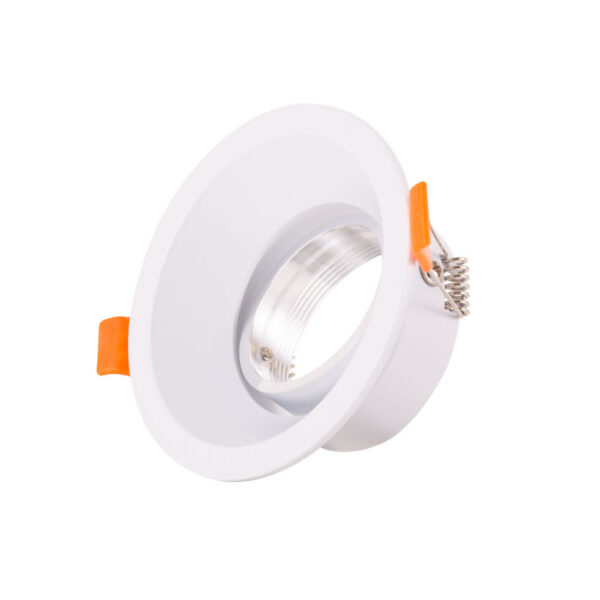 Aro Foco Downlight  Circular GU10 Ø99Mm - Blanco