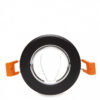 Aro Foco Downlight  Circular GU10 Ø84Mm - Negro