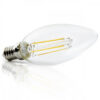 Bombilla LED E14 4W 273Lm 2000ºK Filamento 40.000H [HO-J14DHA42-WW]