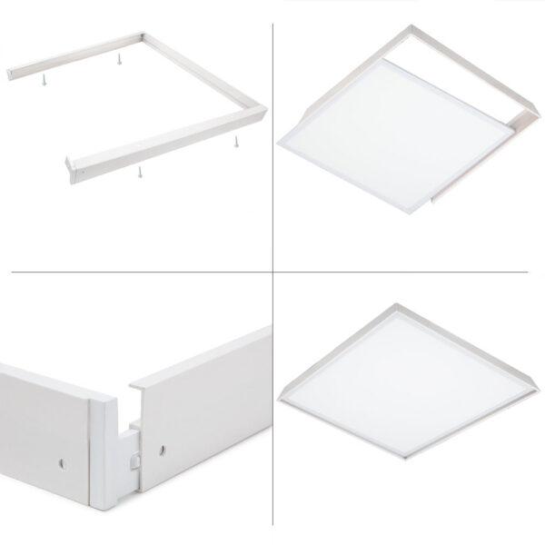 Panel LED 36W 3.623Lm 6000ºK 60x60cm + Kit de Superficie 40.000H [HO-KITPAN60X60-36W-CW]