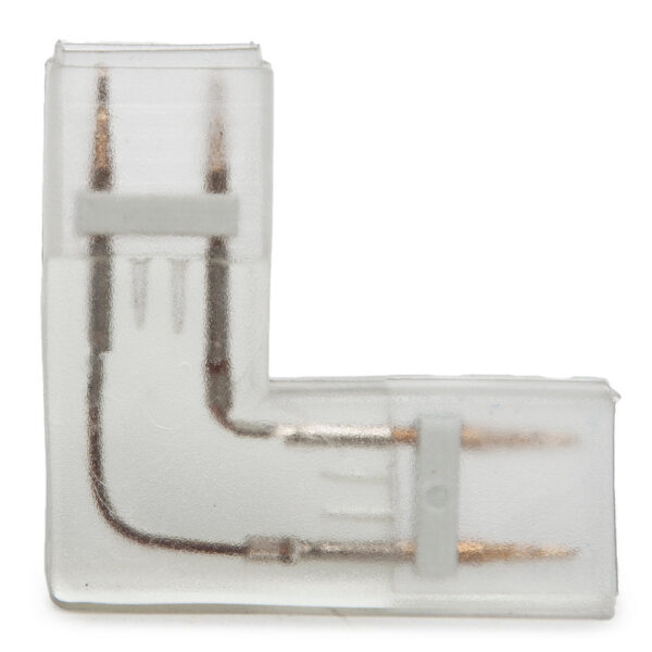 Conector L Tira LED 220VAC SMD5050. [HO-L-230V-5050]