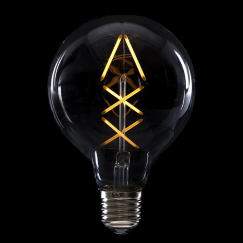 Bombilla LED E27 4W  288Lm 2000ºK Filamento G95 40.000H   [HO-LF-G95FI-E27-6WWW]