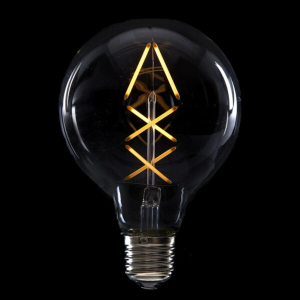 Bombilla LED E27 4W  288Lm 2000ºK Filamento G95 40.000H   [HO-LF-G95FI-E27-6WWW]