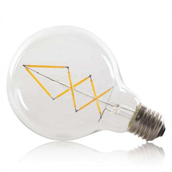Bombilla LED E27 4W  288Lm 2000ºK Filamento G95 40.000H   [HO-LF-G95FI-E27-6WWW]