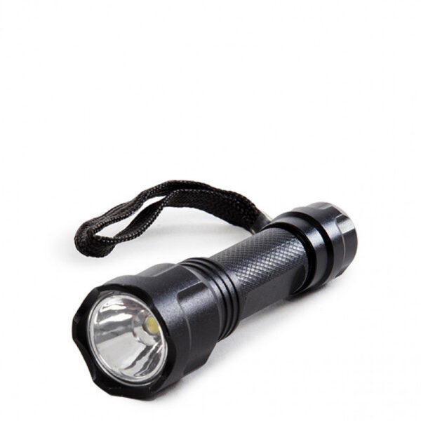 Linterna 100Lm 6000ºK LED Negra 40.000H [HO-LL-100L-B]
