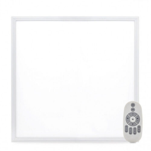 Panel LED Superslim 36W 3600Lm 60x60Cm Marco Blanco Mando a Distancia (Intensidad-Cct) 40.000H [HO-PANMB59559536W-RC]
