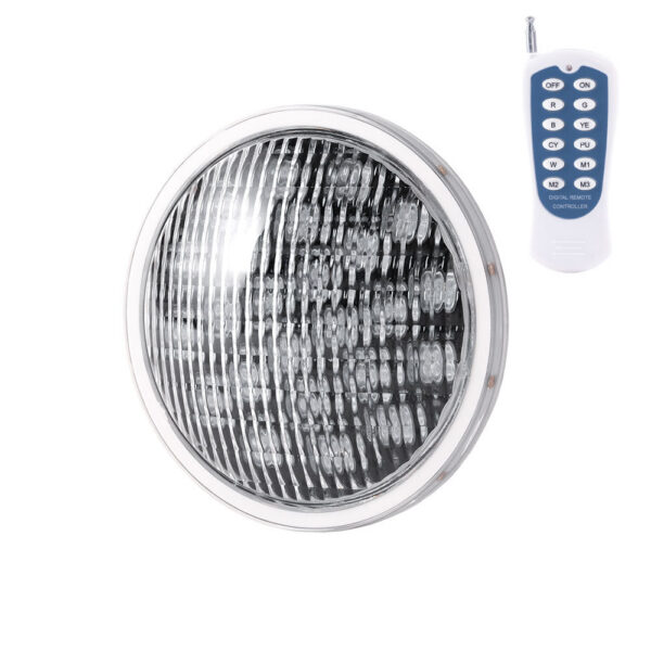 Foco de Piscina LED 25W Par 56 RGB Mando 40.000H [HO-PAR56-25W-RGB]