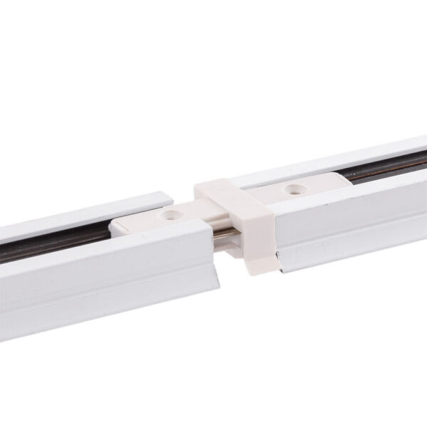 Conector Recto Carril Monofásico Blanco [HO-PL218000R]