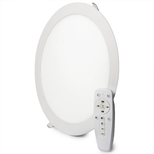 Placa LED 24W 2.400Lm Mando a Distancia (Intensidad-CCT) 40.000H [HO-PL-24W-RC]