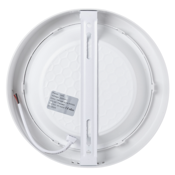 Plafón de Superficie LED 100Lm/W 12W 1200Lm 6000ºK IP20 [HO-PLC-12W-1200LM-CW]