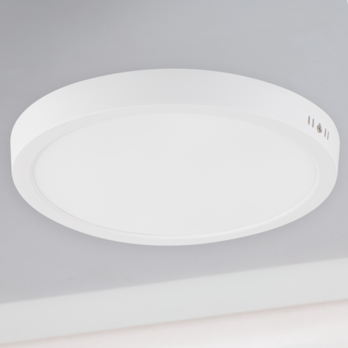 Plafón de Superficie LED 100Lm/W 24W 2400Lm 6000ºK IP20 [HO-PLC-24W-2400LM-CW]