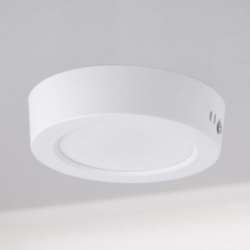 Plafón de Superficie LED 100Lm/W 6W 600Lm 6000ºK IP20 [HO-PLC-6W-600LM-CW]