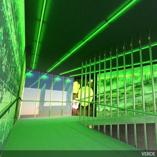 Tubo LED T8 18W 1.500Lm 120Cm Difusor Opal - Verde 40.000H  [HO-T8-1200-18W-G-O]