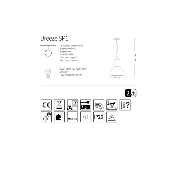 Lámpara Colgante "Breeze" [I-L-137681]