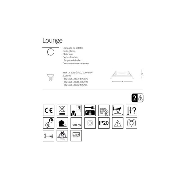 Lámpara de Techo "Lounge" [I-L-138978]