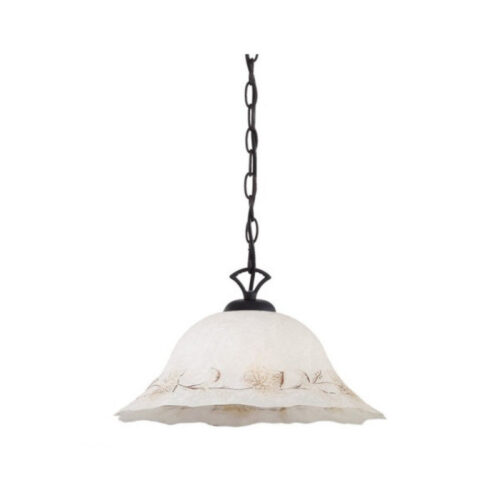 Lámpara Colgante de Estilo Clásico FOGLIA E27 1 Luz  (Sin Bombilla) [I-L-7533]