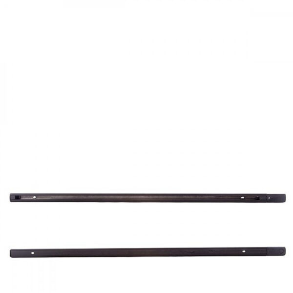 Carril Trifásico Focos LED 1M Negro