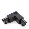Conector L Carril Trifásico Negro
