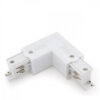 Conector L Carril Trifásico Blanco