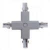 Conector + Carril Trifásico Plata