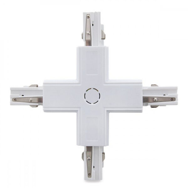 Conector + Carril Trifásico Blanco