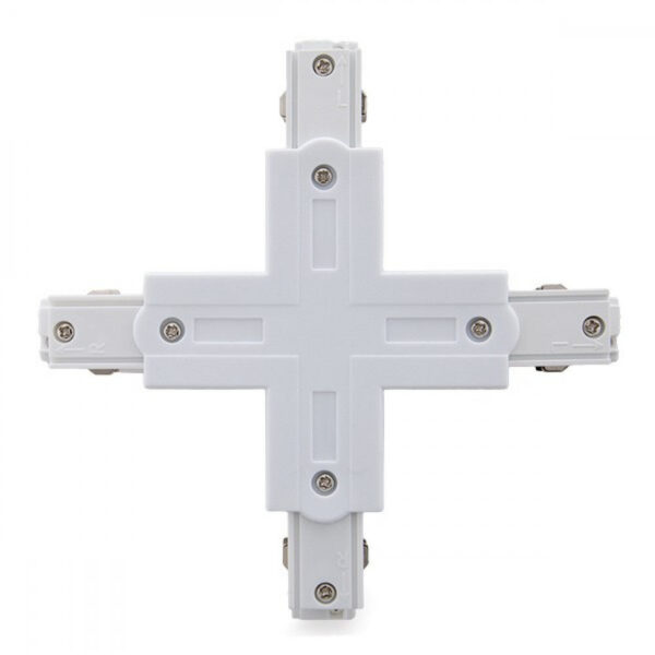 Conector + Carril Trifásico Blanco