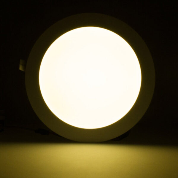Placa LED 12W 1200Lm CCT (Tonalidad Luz Regulable) 3000-6000ºK Circular 40.000H [JL-GP-LZ-2-CCT]