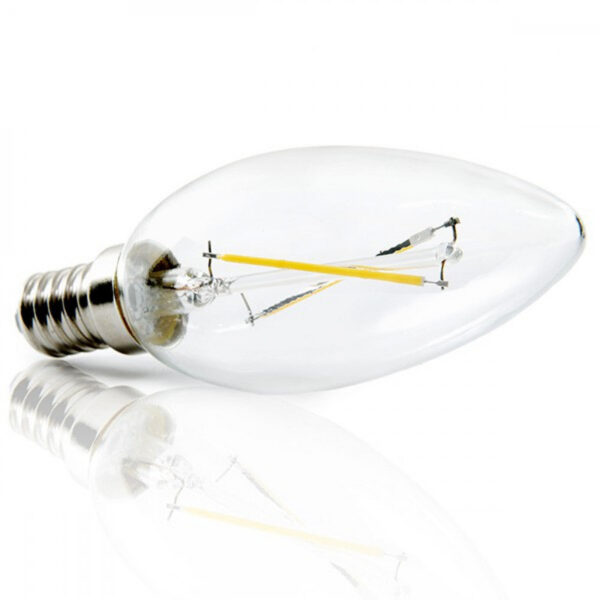 Bombilla LED E14 4W  144Lm 2000ºK Filamento 40.000H [JTX-J14DHA22-WW]