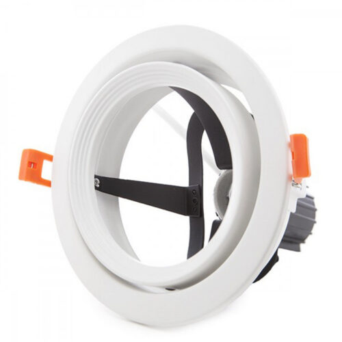 Aro Foco Downlight  Par 30 E27 (Sin Lámpara) Blanco